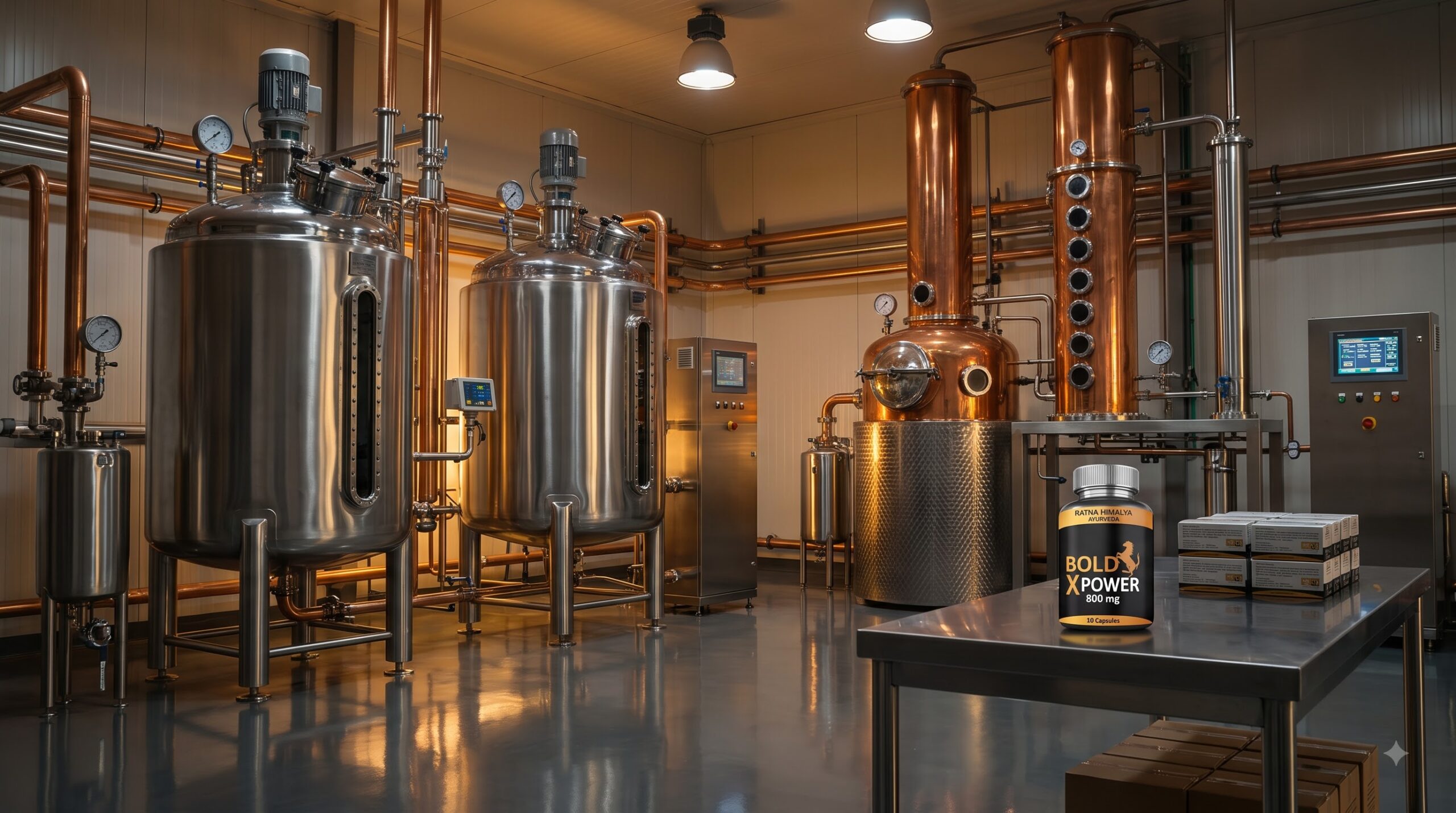 Industrial Pharmaceutical Cleanroom & Distillation Facility